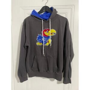 Kansas Jayhawks Stitched Hoodie Women's Size Large